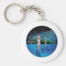 No Wake Zone Key Chain