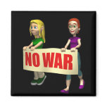 NO WAR magnets