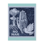 NO WAR postcards