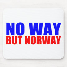 NO WAY BUT NORWAY MOUSEPADS