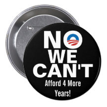 No We Can't, Anti Obama Buttons