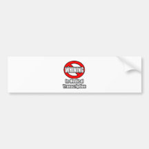 No Whining In Medical Transcription Bumper Stickers