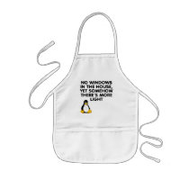 No windows in the house... apron