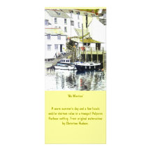 'No Worries' Rack Card
