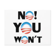 No You Won't Post Card