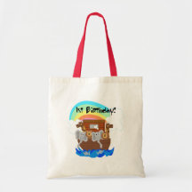 Noah's Ark 1st Birthday Tshirts and Gifts Canvas Bag