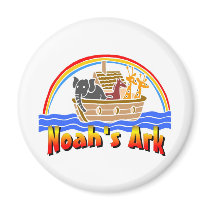 Noah's ark and rainbow