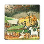 Noah's Ark - Animal Art by Edward Hicks magnets