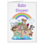 Noah's Ark Baby Shower Invitation Cards