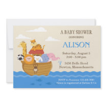 Noah's Ark Baby Shower Invite