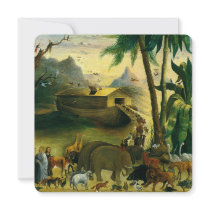 Noah's Ark by Joseph Henry Hidley Custom Invitations