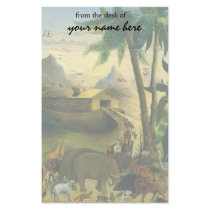 Noah's Ark by Joseph Henry Hidley Personalized Stationery