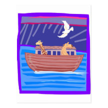 Noah's ark Christian artwork_2 Post Card