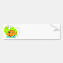 Noah's ark Christian artwork_5 Bumper Sticker
