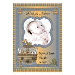 Noah's Ark Christian Baby Announcements