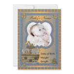 Noah's Ark Christian Baby Announcements invitations