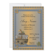 Noah's Ark Christian Baby Shower Invitations
