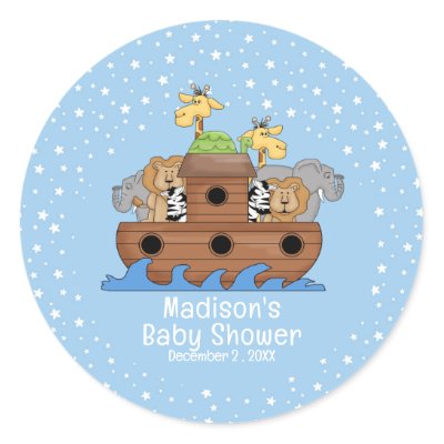 Noah Baby Gifts on To Use On The Back Of Baby Shower Invitations  Features Noah S Ark