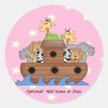 Noah's Ark Stickers for Invitations