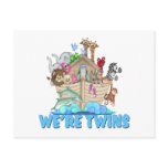 Noah's Ark We're Twins Post Card