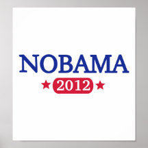 Nobama 2012 election poster