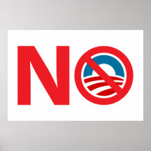 NObama Anti Obama Poster