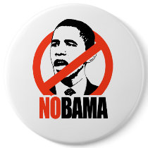 NOBAMA / ANTI-OBAMA T-SHIRT PINS