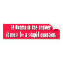 NOBAMA BUMPER STICKER