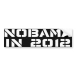 NOBAMA in 2012 Bumper Sticker