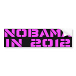 NOBAMA in 2012 Bumper Sticker