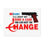Nobama - Keep The Change! Post Cards