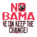 Nobama Keep the Change stickers