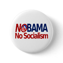 NOBAMA no socialism Pinback Buttons
