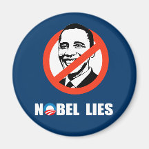 NOBEL LIES FRIDGE MAGNET