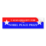 Nobel Prize Bumper Sticker bumper stickers