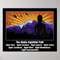 Noble Eightfold Path Buddha posters