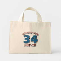 Nobody Does 34 Like Me! Canvas Bag