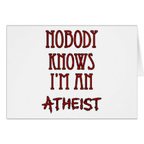 Nobody Knows I'm an Atheist