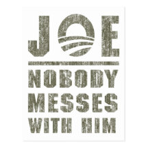 Nobody messes with JOE Postcards