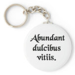 Nobody's perfect. keychains