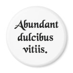 Nobody's perfect. magnets