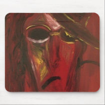 NOCK IN RED mousepads