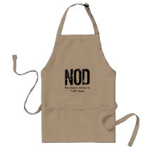NOD, the reason dinner is "well" done Aprons