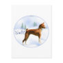 Noel Basenji Postcard