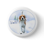 Noel Beagle Button
