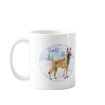 Noel Belgian Malinois Coffee Mug