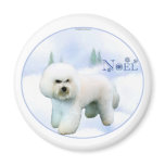 Noel Bichon Frise - Customized Fridge Magnets