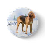 Noel Bloodhound Pinback Buttons