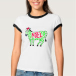 Noel Christmas Zebra t-shirts