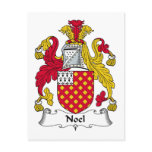Noel Family Crest postcards